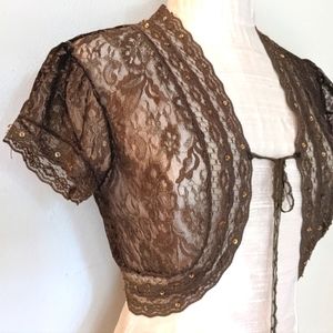 Dolled Up Lace Bolero